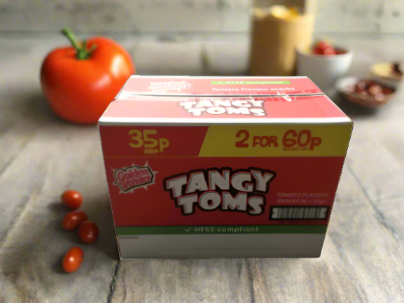 Golden Wonder Tangy Toms Corn Snacks 22g 36 Pack