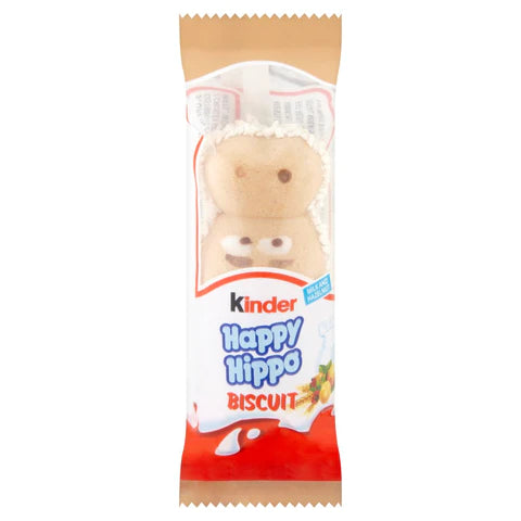 Kinder Happy Hippo Hazelnut Biscuit Single Bar 20.7g