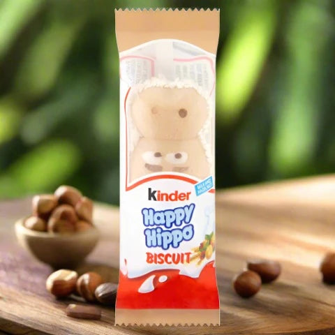 Kinder Happy Hippo Hazelnut Biscuit Single Bar 20.7g