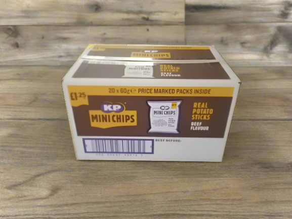 KP Mini Chips Beef 60g Full Box (20 Pack)