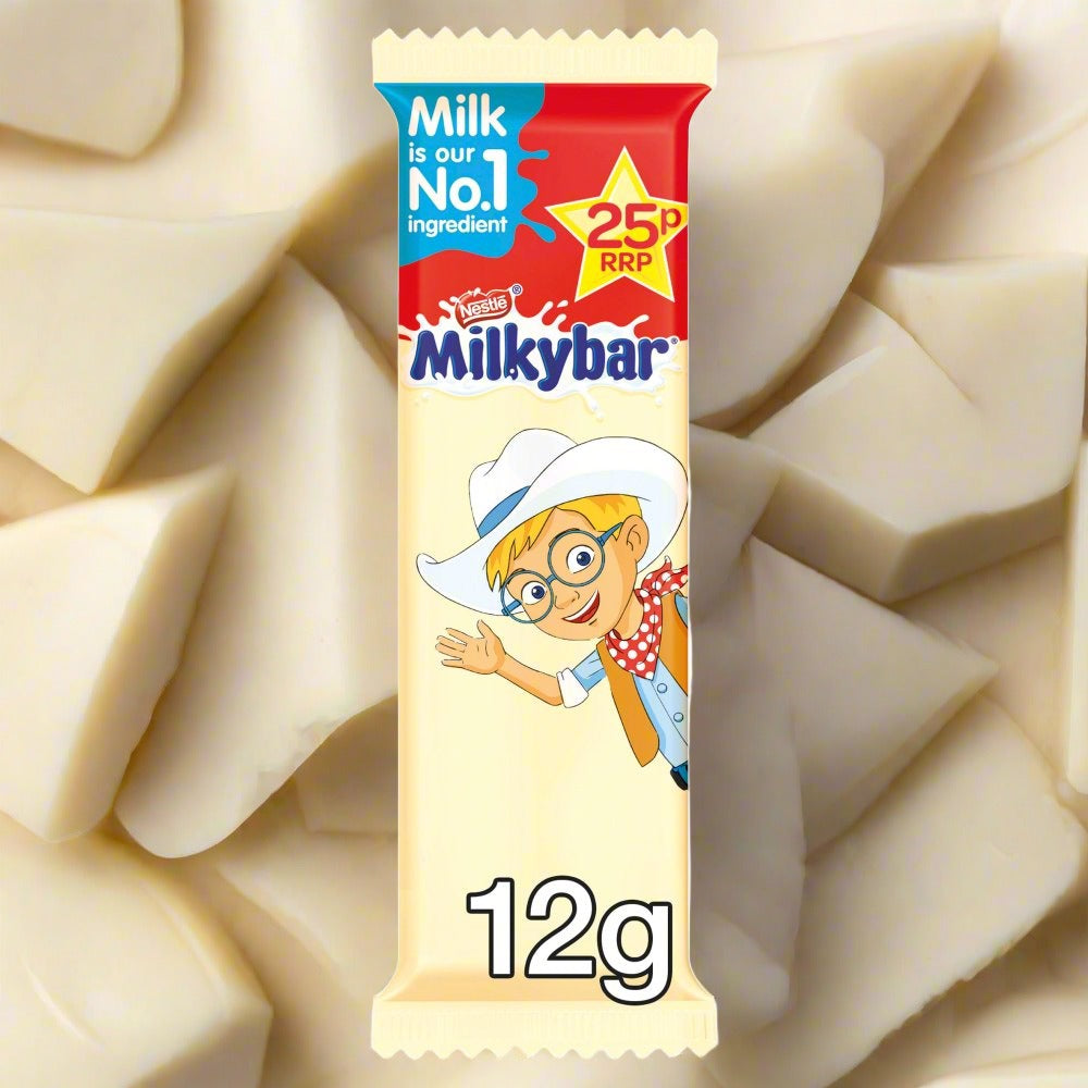 Milkybar White Chocolate Kid Bar 12g PMP 25p