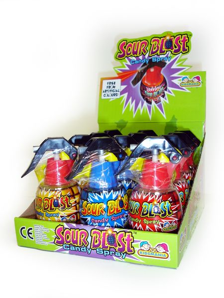 Sour Blast Candy Spray Grenades 57g