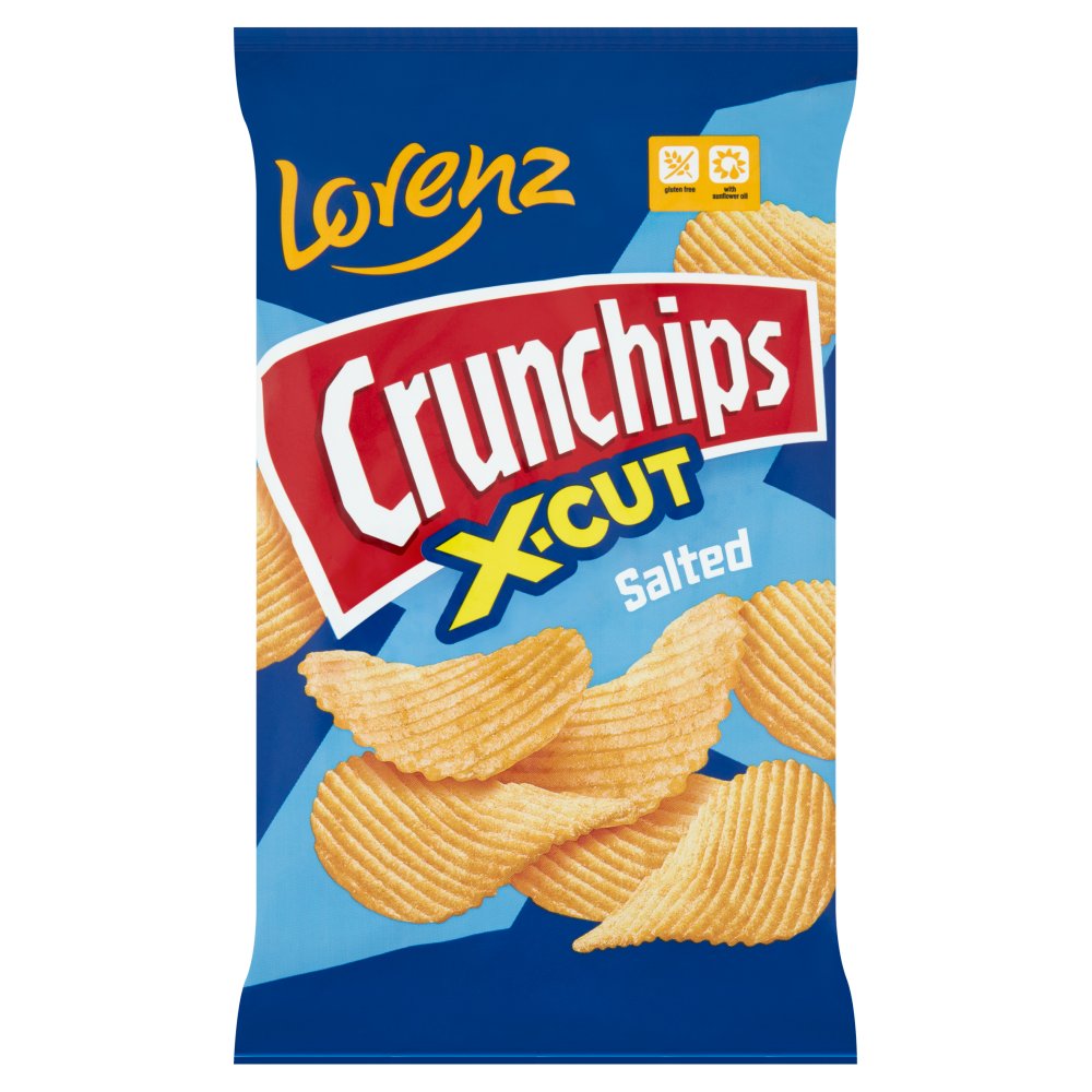 Lorenz X-Cut Crunchips Salted 75g