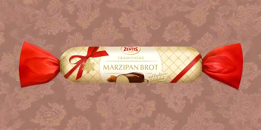 Zentis Chocolate Coated Marzipan Brote Bars 100g