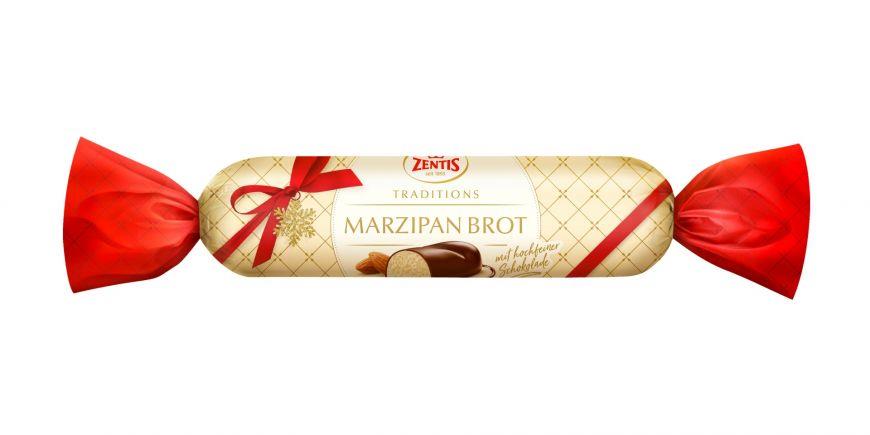 Zentis Chocolate Coated Marzipan Brote Bars 100g