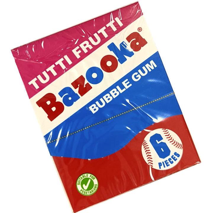 Bazooka Bubble Gum Original Nostalgia Mini-Wallet With Comic 33g