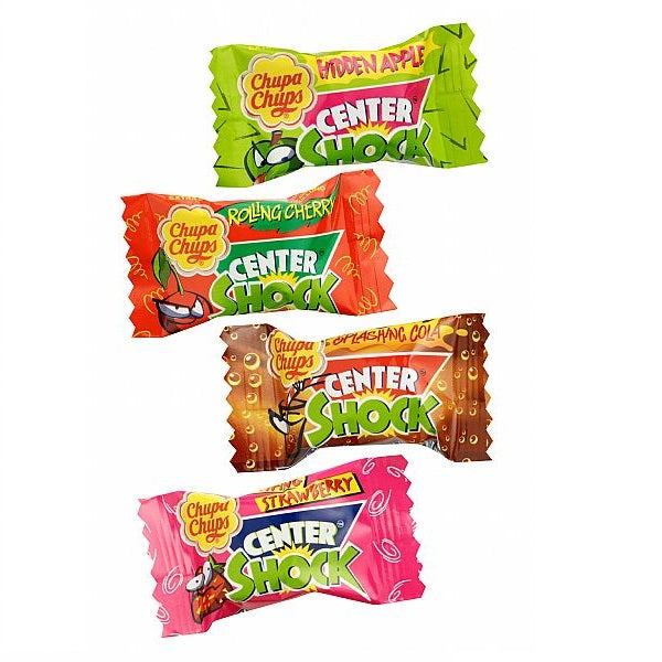 Chupa Chups Center Shock Sour Mixed Flavour Single Sweet 4g