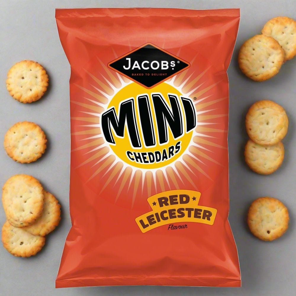Jacob's Mini Cheddars Red Leicester Flavour 50g Single Packet