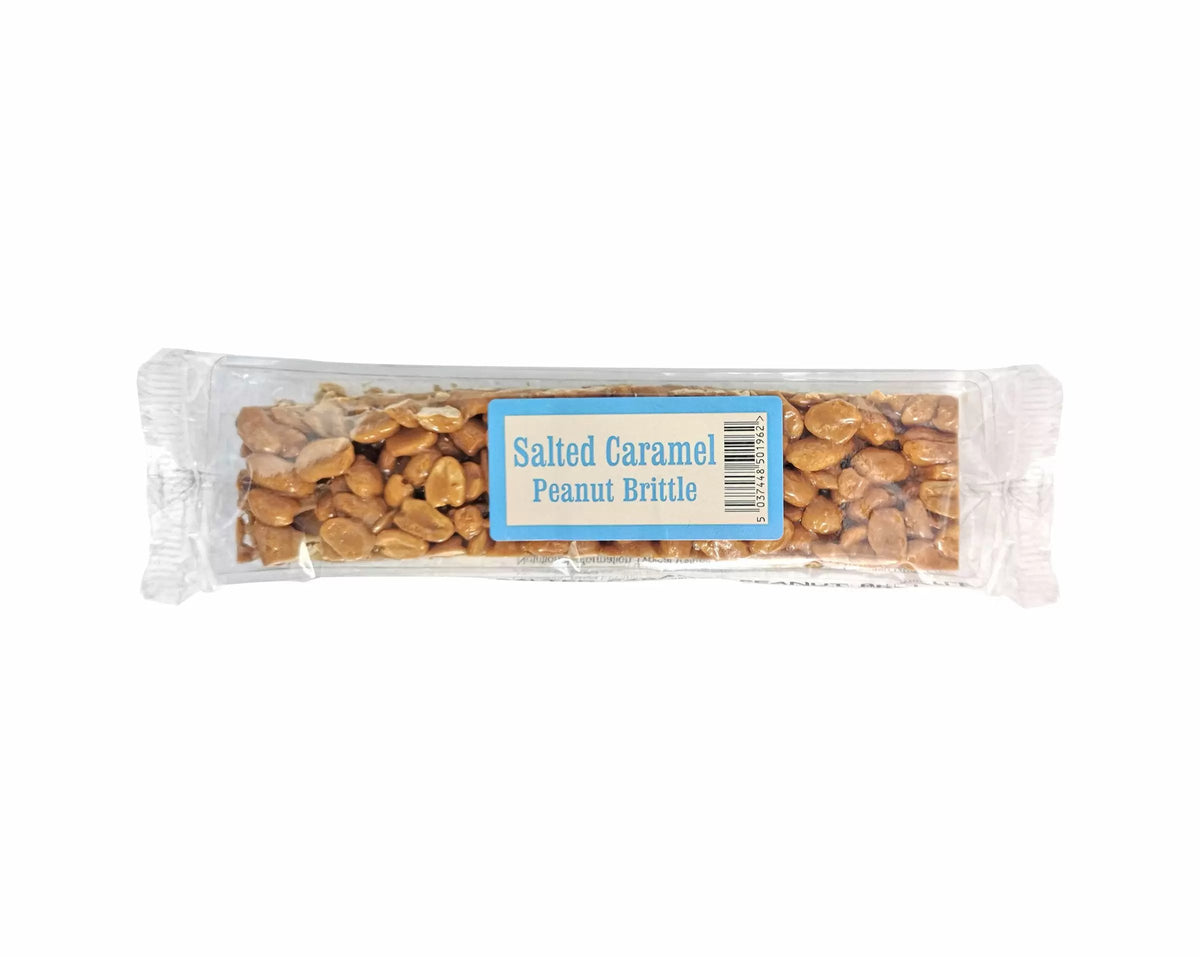 The Real Candy Co. Salted Caramel Peanut Brittle Bar 100g