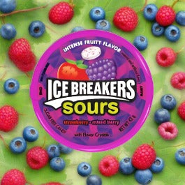 Ice Breakers Sours Wild Berry Sugar Free 42g