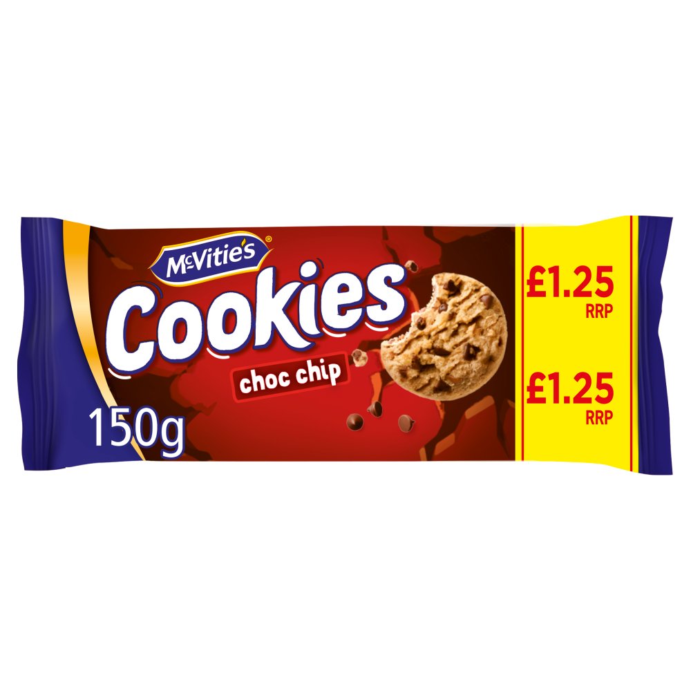 McVitie's Chocolate Chip Cookies Biscuits 150g £1.25