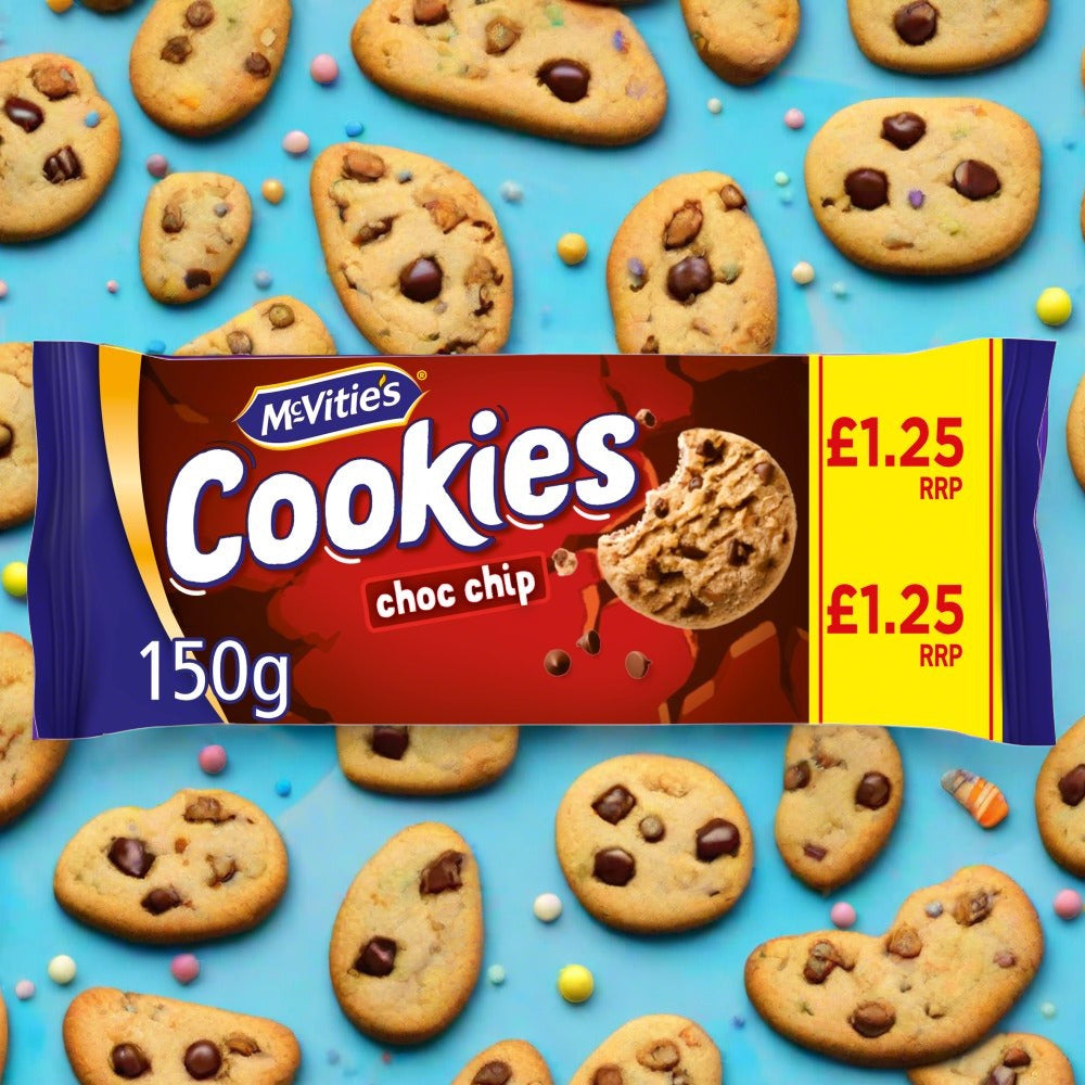 McVitie's Chocolate Chip Cookies Biscuits 150g £1.25